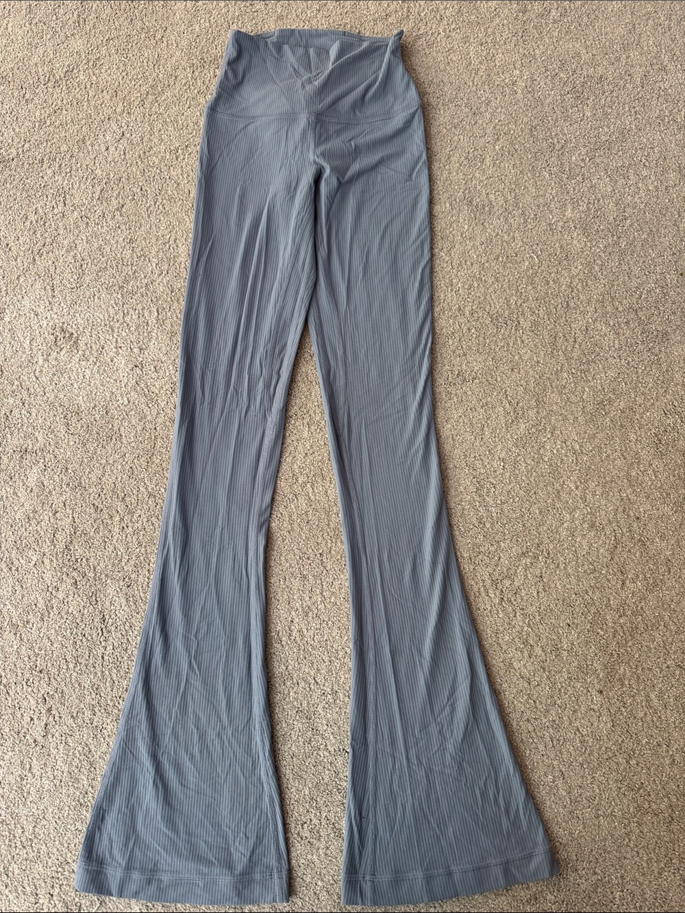 lululemon athletica Ribbed High-Waist Leggings in Gray
